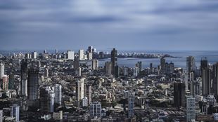 Skyline view of Mumbai City